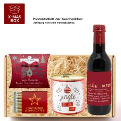 Geschenkbox Weihnachten – Besonderes Weihnachtsgeschenk (Schneekugel – Set 3)