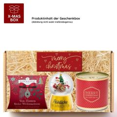Gefüllte Geschenkbox Weihnachten – Weihnachtsgeschenk „Frohes Fest ihr Lieben“ (Set 6)