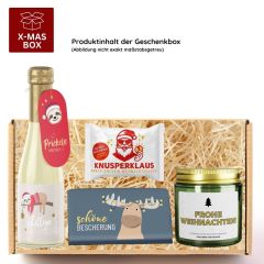 Gefüllte Geschenkbox Weihnachten – Mitarbeitergeschenk „Super Team“ (Set 6)