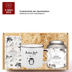 Geschenkbox Weihnachten „Happy Christmas“ – Stilvolles Weihnachtsgeschenk (Set 2)