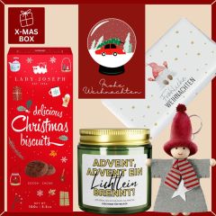 Geschenkbox Weihnachten – Originelles Weihnachtsgeschenk  (Schneekugel – Set 5)