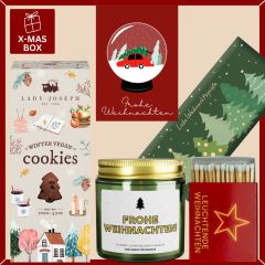 Geschenkbox Weihnachten – Schönes Weihnachtsgeschenk (Schneekugel – Set 4)