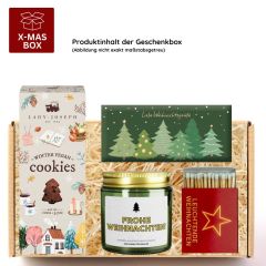 Geschenkbox Weihnachten – Schönes Weihnachtsgeschenk (Schneekugel – Set 4)