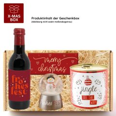 Geschenkbox Weihnachten – Fröhliches Weihnachtsgeschenk „Frohes Fest ihr Lieben“ (Set 5)