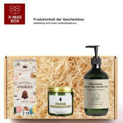 Geschenkbox Weihnachten – Weihnachtsgeschenk für Ärzte „heilende Hände“ (Set 1)
