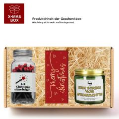 Geschenkbox Weihnachten – Mitarbeitergeschenk „Super Team“ (Set 1)