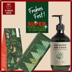 Geschenkbox Weihnachten – Mitarbeitergeschenk „Super Team“ (Set 3)