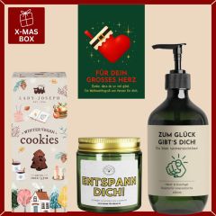 Geschenkbox Weihnachten – Weihnachtsgeschenk „Für dein großes Herz“ (Set 1)
