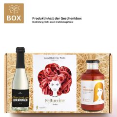 Kulinarische Geschenkbox zum Geburtstag „Genieße das Leben. Happy Birthday!“ (Set 2)