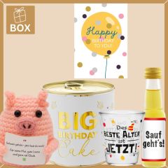 Geschenkbox zum Geburtstag – Lustiges Geburstagsgeschenk „Happy Birthday to you!“ (Set 12)