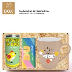 Geschenkbox zum Geburtstag – Geschenkset „Lass dich feiern!“ (Set 1)
