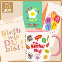 Geschenkbox Geburtstagsgeschenk für Beste Freundin „You’re one in a million“ (Set 1)