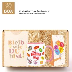 Geschenkbox Geburtstagsgeschenk für Beste Freundin „You’re one in a million“ (Set 1)