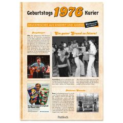 Geschenkbuch zum 50. Geburtstag „Geburtstagskurier 1976“