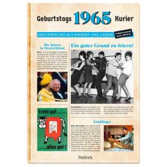 Geschenkbuch Geburtstagskurier 1965