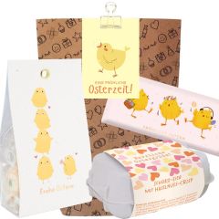 Geschenktüte „Fröhliche Osterzeit“ (Set 8) - Kleines Ostergeschenk