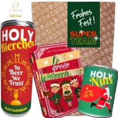 Geschenktüte FROHES FEST SUPER TEAM # 2