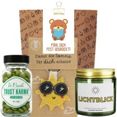 Geschenktüte Aufmunterung – Fühl dich fest gedrückt! (Set 7)