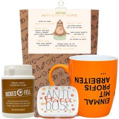 Geschenktüte witziges Bürogeschenk „Anti-Stress“ – Kollegengeschenk (Set 2)