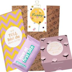 Geschenktüte zum Geburtstag – Geschenkset „Happy Birthday to you!“ (Set 12)