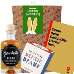 Geschenktüte lustige Aufmunterung „Hold the ears stiff!“ (Set 6)