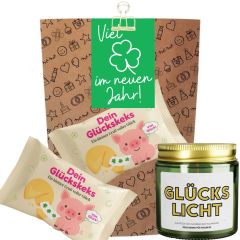 Geschenktüte „Viel Glück im neuen Jahr“ – Glücksgruß zum Jahresstart (Set 7)