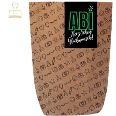Geschenktüte ABI - HERZLICHEN GLÜCKWUNSCH! - zum Befüllen