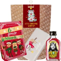 Geschenktüte „Christmas Warm Up“ – Lustiges Wichtelgeschenk (Set 3)