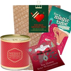 Geschenktüte Weihnachten – Weihnachtsgeschenk „Für dein großes Herz“ (Set 3)