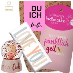 Geschenktüte DU ICH LÄUFT - rosa # 4
