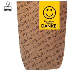 Geschenktüte + Grußkarte DANKE