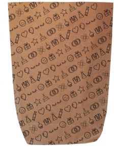 Geschenktüte für lustiges Geburtstagsgeschenk „Der Lack ist ab“ - zum Befüllen