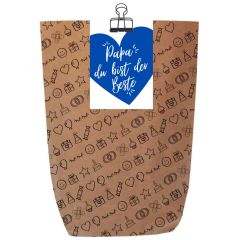 Geschenktüte PAPA DU BIST DER BESTE! - zum Befüllen