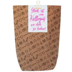 Geschenktüte GLÜCK IST - KOLLEGIN - zum Befüllen