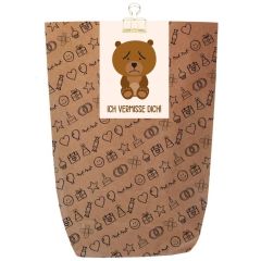 Geschenktüte ICH VERMISSE DICH! - zum Befüllen