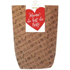 Geschenktüte MAMA DU BIST DIE BESTE! - zum Befüllen