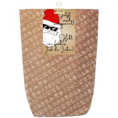 Geschenktüte „Frohes Fest ihr Lieben“ – Schöne Geschenkverpackung für Weihnachtsgeschenke