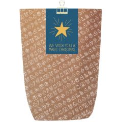 Geschenktüte WE WISH YOU A MAGIC CHRISTMAS - zum Befüllen