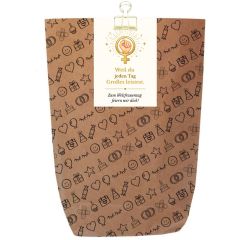 Geschenktüte Geschenkverpackung „Zum Weltfrauentag feiern wir dich.“