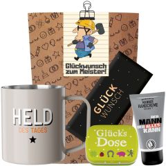  Geschenktüte zum Meistertitel „Glückwunsch zum Meister“ (Set 2)