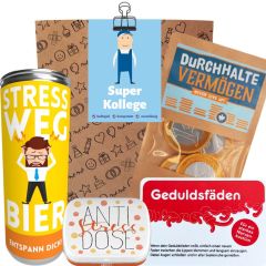 Geschenktüte Mitarbeitergeschenk „Super Kollege“ (Set 6)