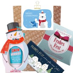 Geschenktüte „Merry Christmas“ – Schöne Kleinigkeit zu Weihnachten (Eisbär Set 2)
