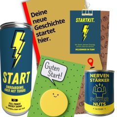 Geschenktüte Onboarding – Willkommensgeschenk neue Mitarbeiter „Startkit“ (Set 5)