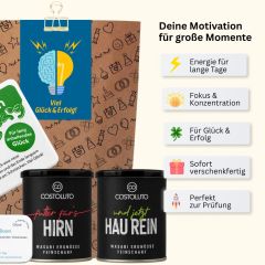 Geschenktüte „Viel Glück & Erfolg“ – Geschenk zur Prüfung oder zum Jobstart (Set 11)