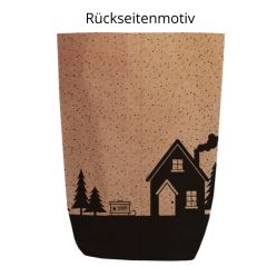 Geschenktüte X-MAS WALD - Größe L