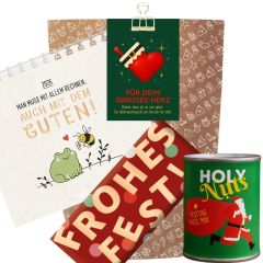 Geschenktüte Weihnachten – Weihnachtsgeschenk „Für dein großes Herz“ (Set 2)