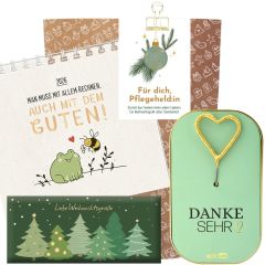 Geschenktüte Weihnachten – Für Pflegekräfte / Pflegeheld:in (Set 1)