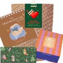 Geschenktüte Weihnachten – Wertschätzung „Für dein großes Herz“ (Set 5)