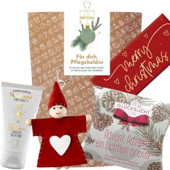 Geschenktüte Weihnachten – Weihnachtsgeschenk für Pflegekräfte / Pflegeheld:in (Set 2)