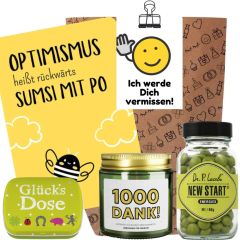 Geschenktüte Abschiedsgeschenk „Ich werde dich vermissen!“ (Set 5)